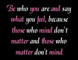 be who you are